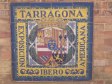 Afbeelding, tegelwerk van wapen van provincie Tarragona.